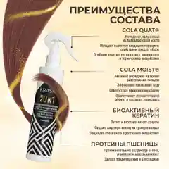 Спрей для волос уход и защита 20 в 1 KRASSA Professional All-in-one, 250 мл, питание
