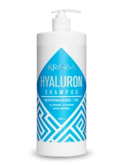 Шампунь для волос женский KRASSA Professional Hyaluron профессиональный увлажняющий,1000мл