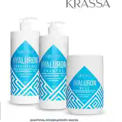 Шампунь для волос женский KRASSA Professional Hyaluron профессиональный увлажняющий,1000мл
