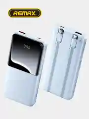 Светло-синий внешний аккумулятор повербанк Remax 10000 MAH 22W+22.5W Power Bank LED Display