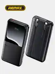 Черный внешний аккумулятор повербанк Remax 10000 MAH 22W+22.5W Power Bank LED Display