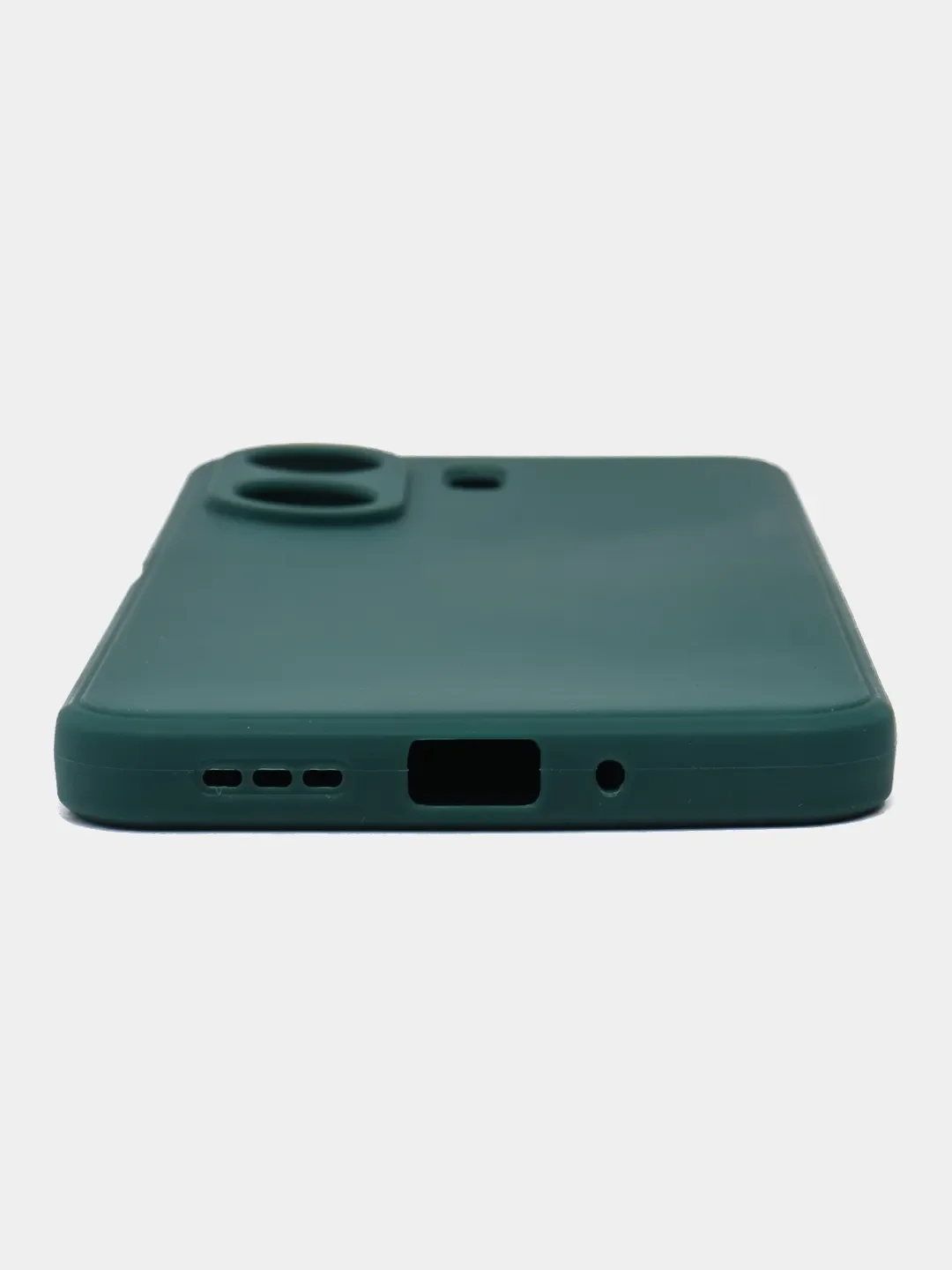 Тёмно-зелёный чехол для Xiaomi Redmi 13C / Poco C65, Сяоми Редми 13С / Поко С65
