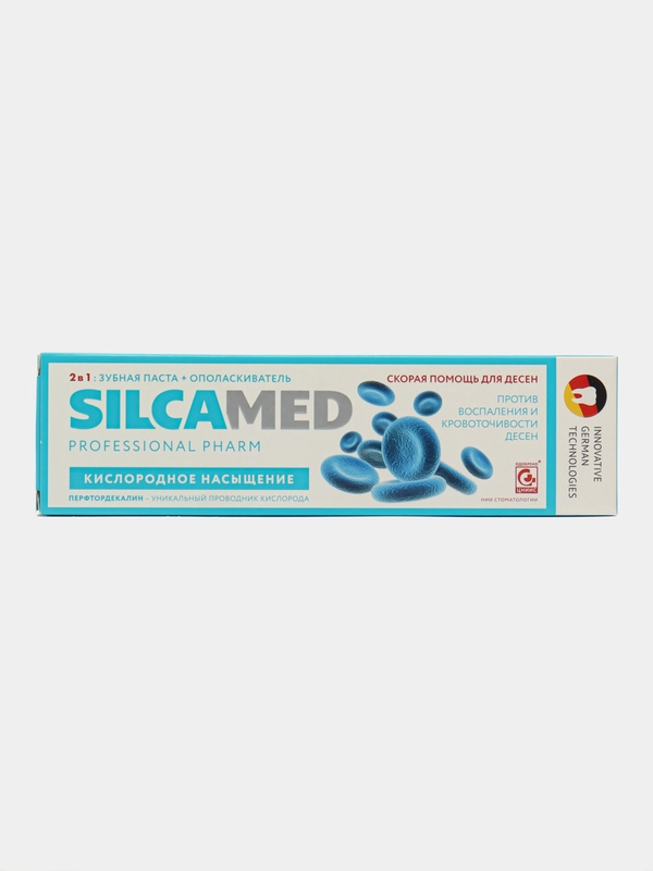 Зубная паста SILCAMED Professional Кислородный коктейль 100 г