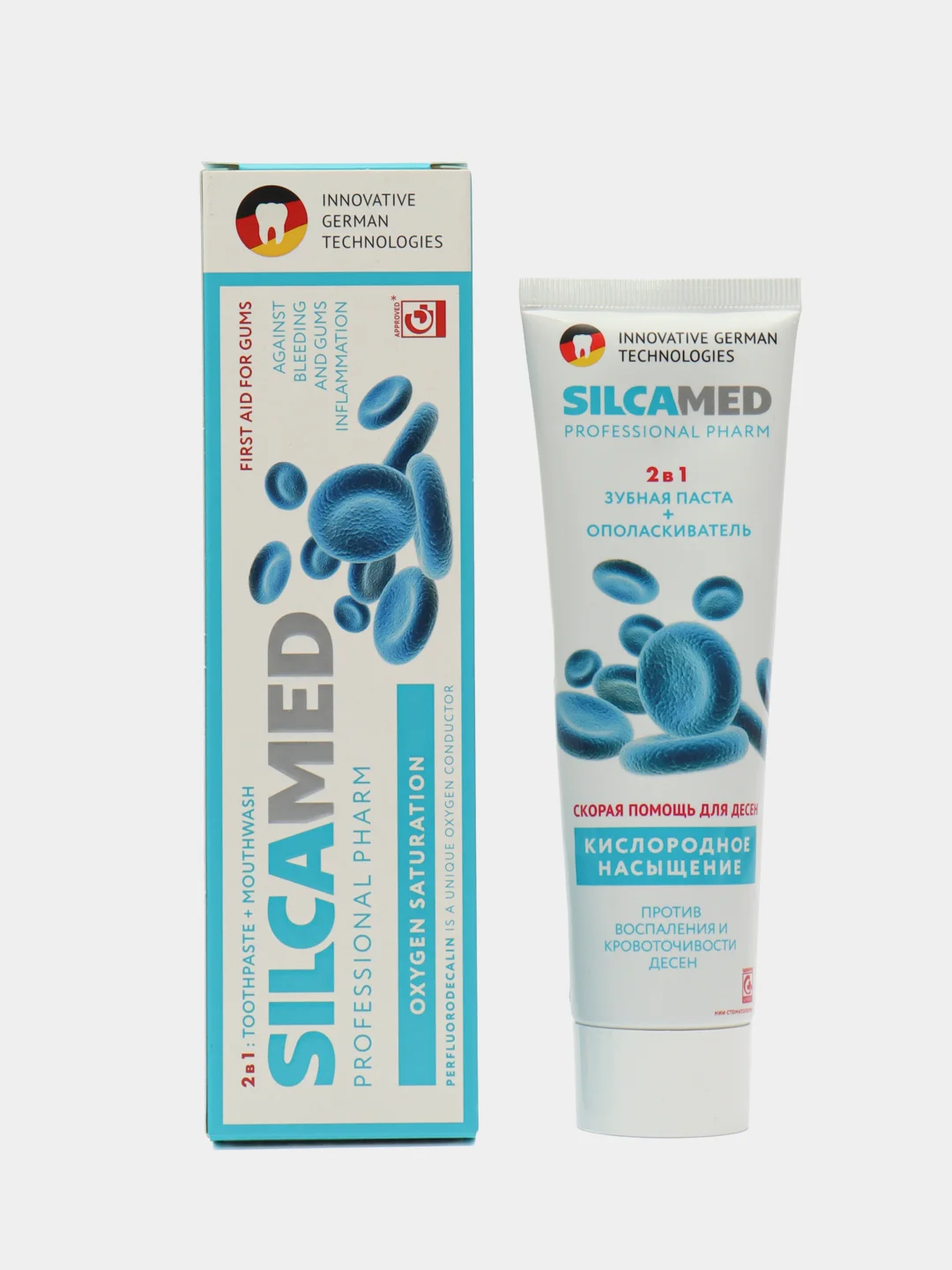 Зубная паста SILCAMED Professional Кислородный коктейль 100 г
