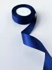 Темно-синий лента атласная, 25 мм, 2,5 см , отрезы 0.5, 1, 2, 3, 5 и бобина 23, +/- 1 м, метра