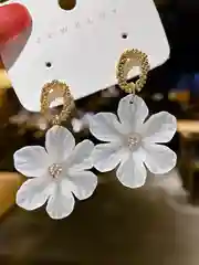 Серьги цветы