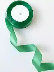 Зеленый лента атласная, 25 мм, 2,5 см , отрезы 0.5, 1, 2, 3, 5 и бобина 23, +/- 1 м, метра