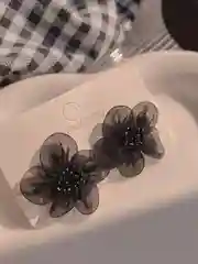 Серьги цветы