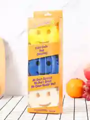Губка-смайлик для мытья посуды и уборки, губка "Scrub Daddy", губка многофункциональная