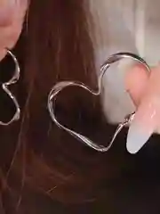 Серьги сердца