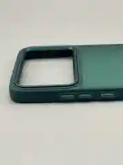 Тёмно-зелёный чехол накладка для Xiaomi Poco X6 Pro, матовая, противоударная