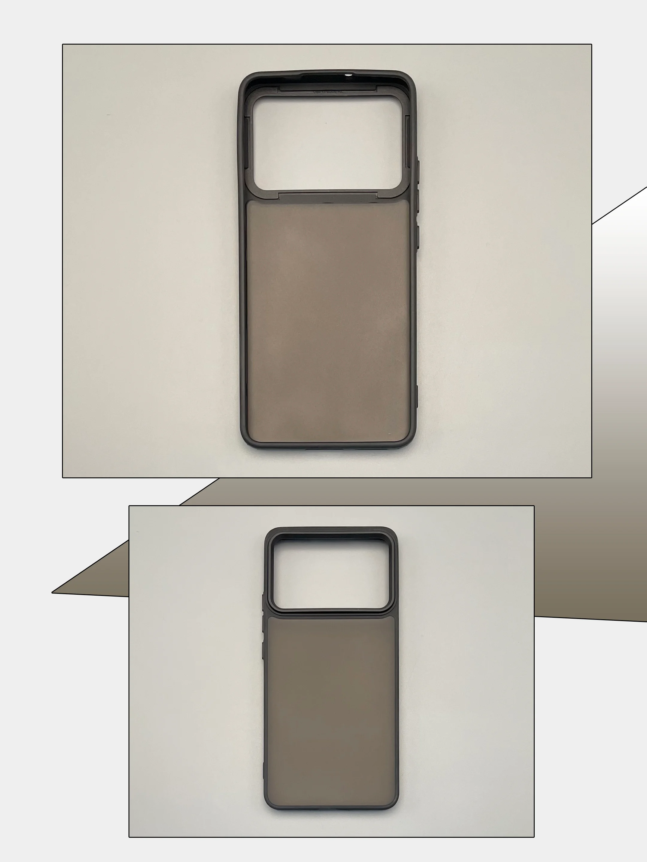 Черный чехол накладка для Xiaomi Poco X6 Pro, матовая, противоударная
