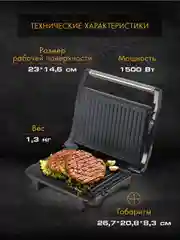 Электрический пресс-гриль ENDEVER GRILLMASTER-115