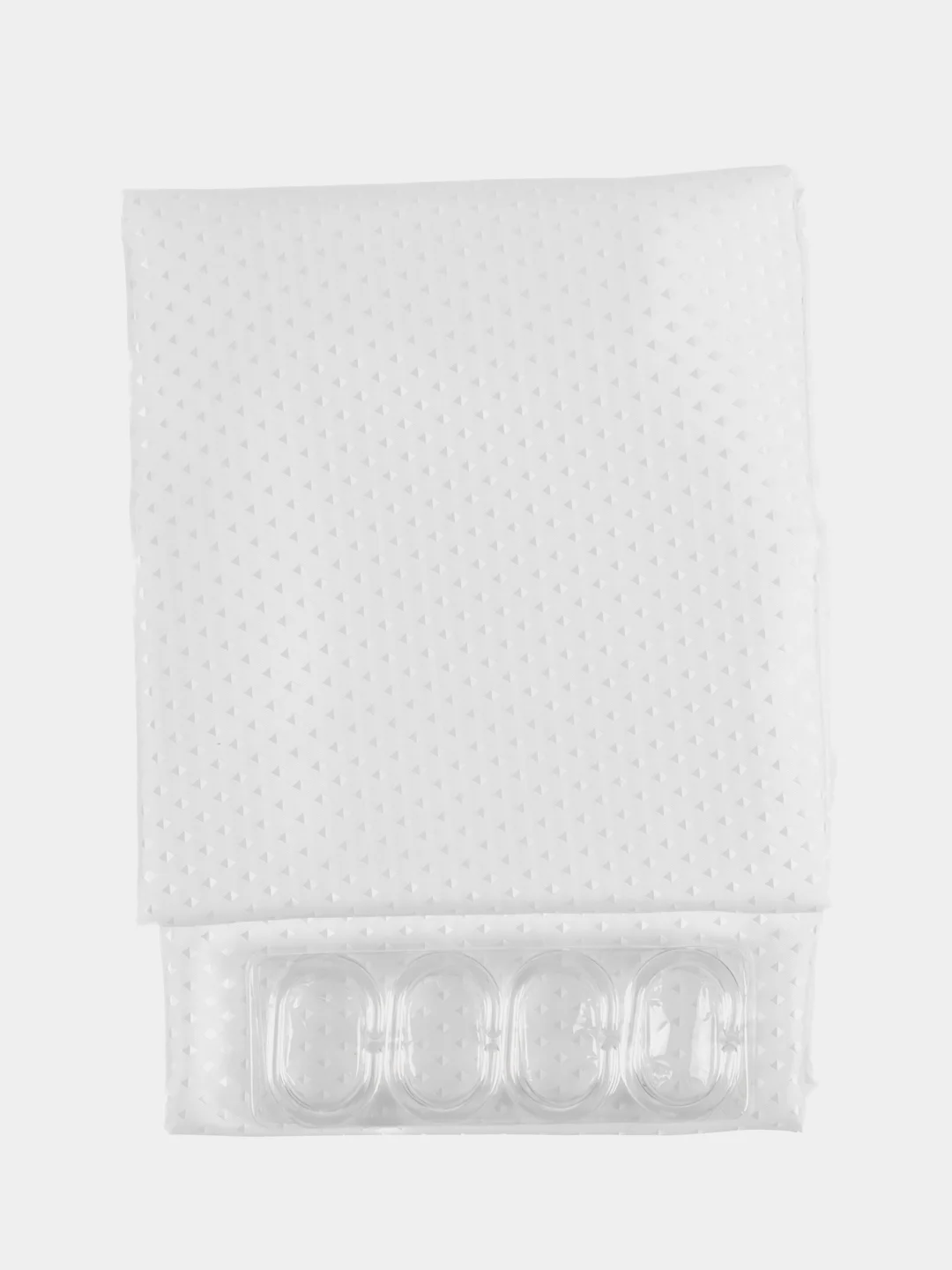 Шторка для ванной DeNASTIA "Diamond" 200x180см, ПЭ с водоотталкивающей пропиткой, белый