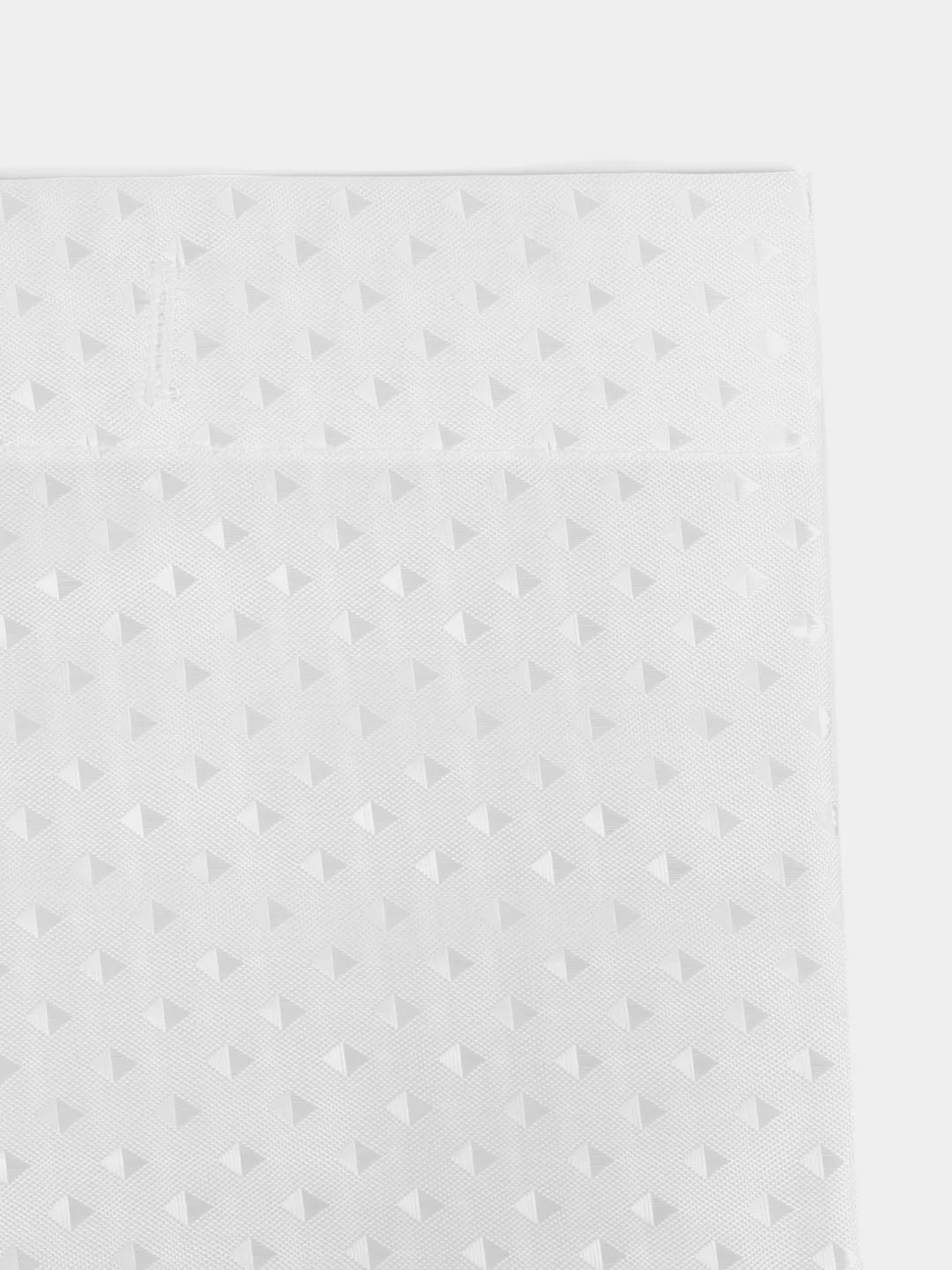 Шторка для ванной DeNASTIA "Diamond" 200x180см, ПЭ с водоотталкивающей пропиткой, белый
