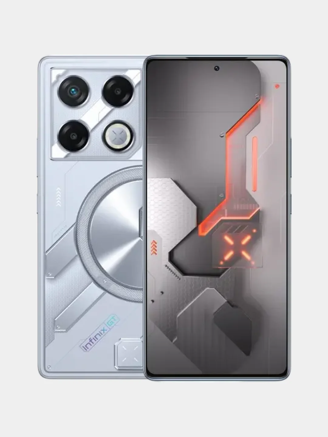 Серебряный смартфон Infinix GT 20 Pro 12/256 ГБ