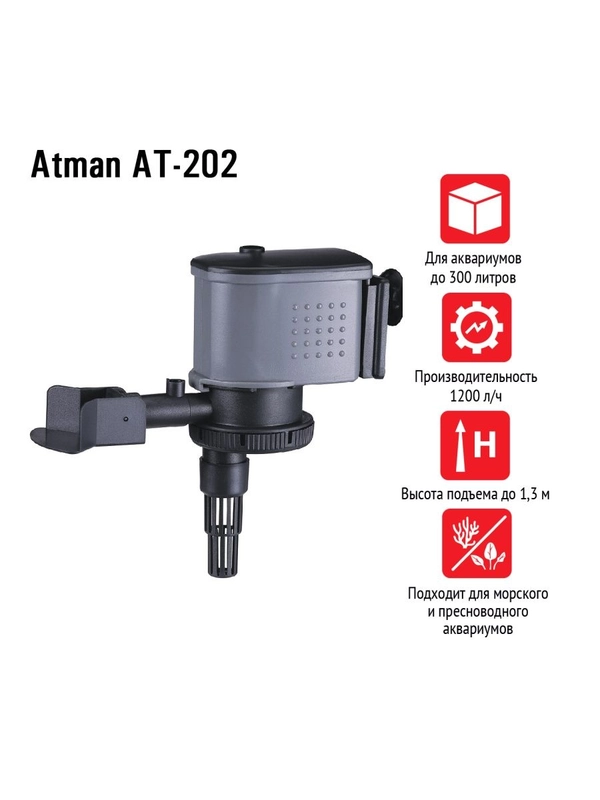 Помпа-циркулятор Atman AT-202 купить по цене 1492 ₽ в интернет-магазине ...