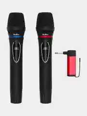 Черный система беспроводных микрофонов TESLER WMS-700