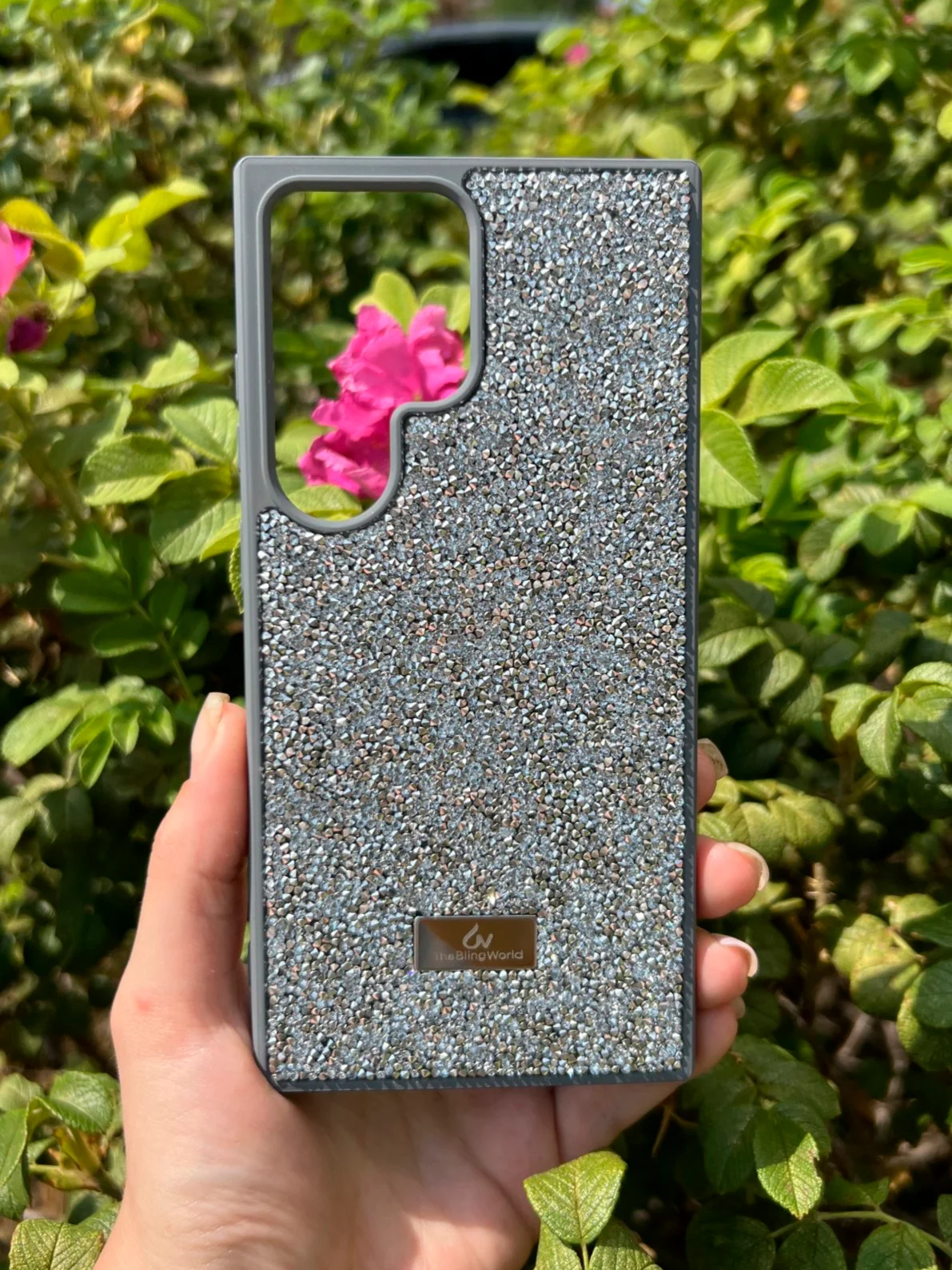 Силиконовый чехол the bling world для Samsung S24 Ultra / Самсунг S24 Ультра