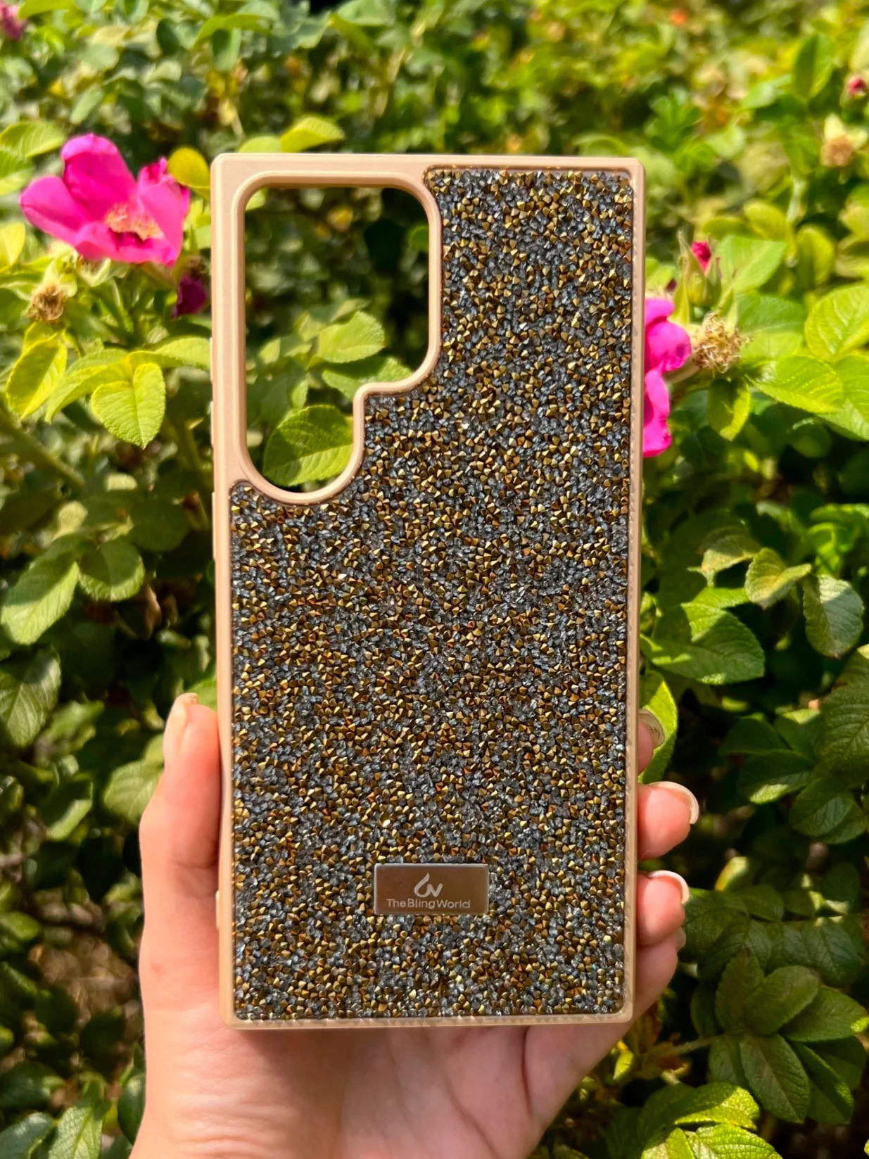 Силиконовый чехол the bling world для Samsung S24 Ultra / Самсунг S24 Ультра