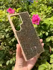 Золотой силиконовый чехол the bling world для Samsung S24 Ultra / Самсунг S24 Ультра