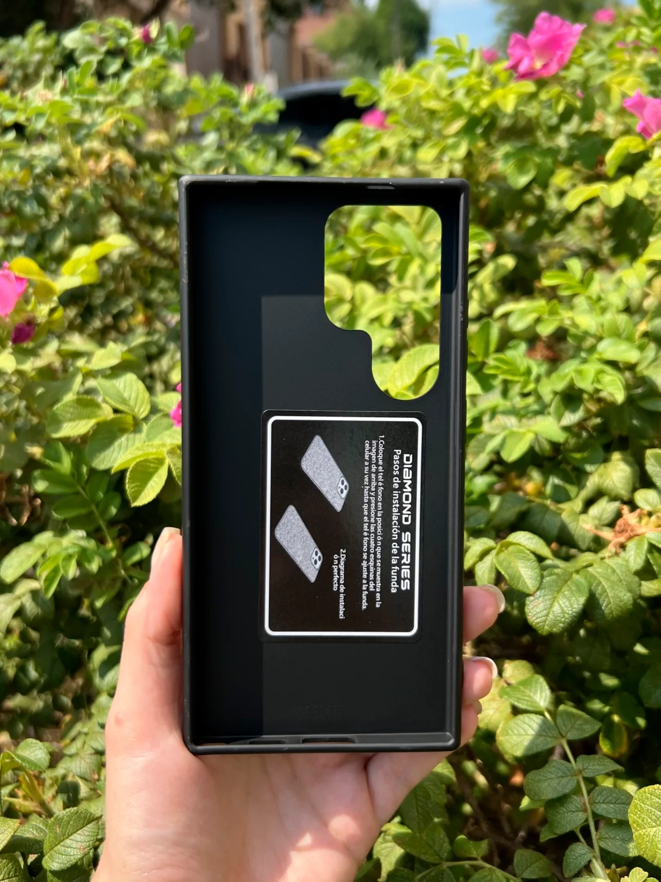 Черный силиконовый чехол the bling world для Samsung S24 Ultra / Самсунг S24 Ультра