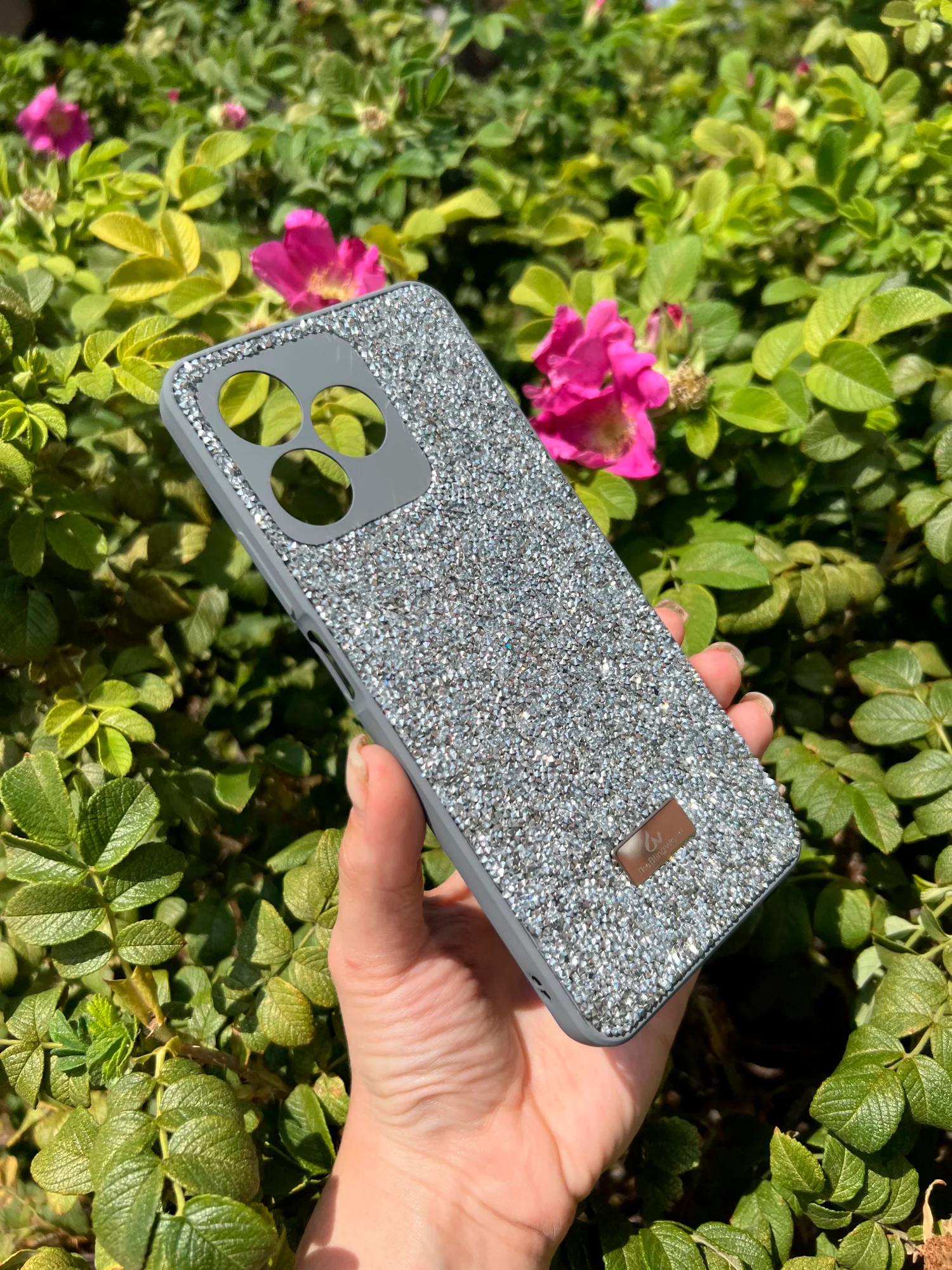 Серебряный силиконовый чехол the bling world для Realme C51 и C53 и Note 50/Реалми С51 и С53 и Нот 50