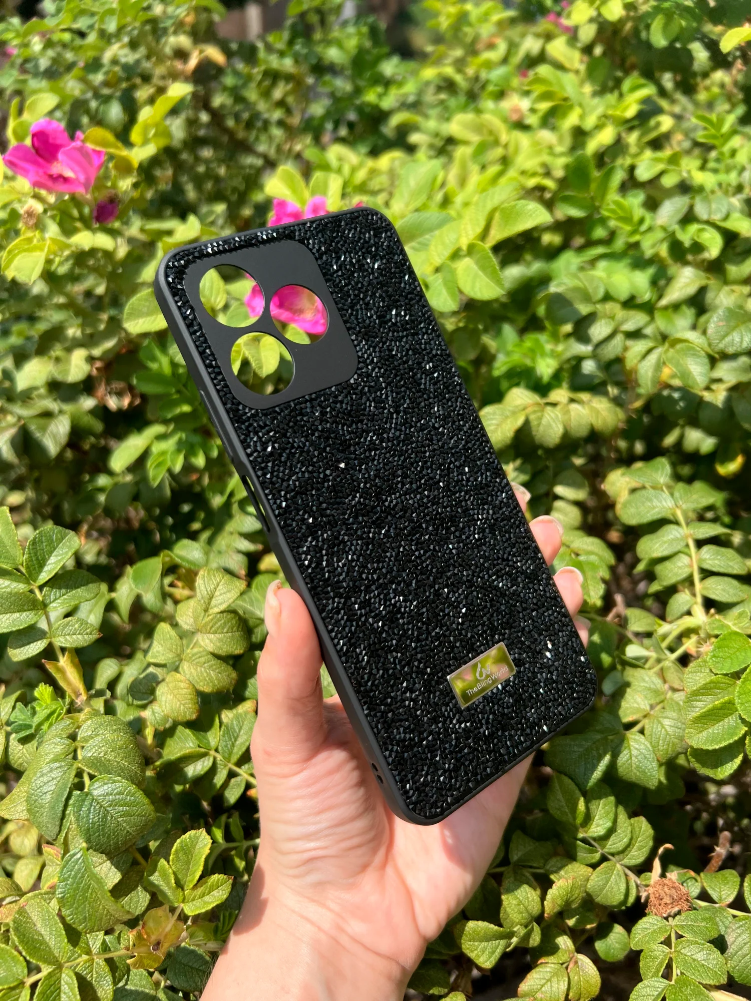 Черный силиконовый чехол the bling world для Realme C51 и C53 и Note 50/Реалми С51 и С53 и Нот 50