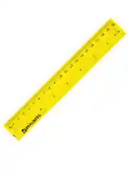 Линейка пластиковая 20см BRAUBERG Crystal Vivid, непрозрачная, ассорти зел/кр/желт/син