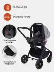 Зеленый коляска детская RANT basic ENERGY 2024 3в1