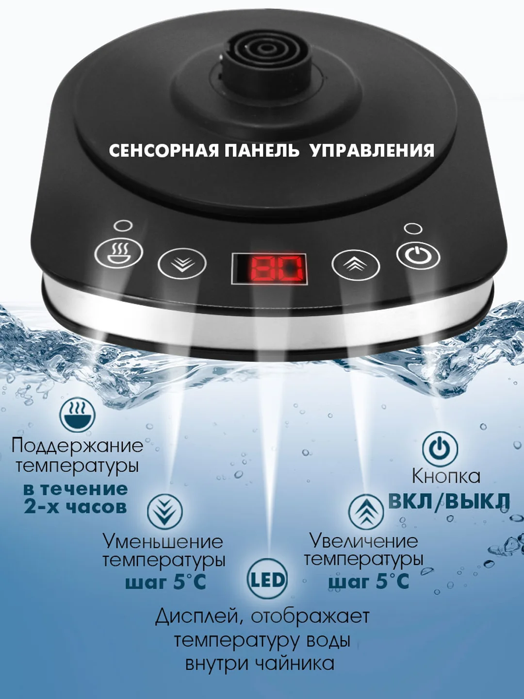 Электрический чайник ENDEVER SkyLine KR-367G