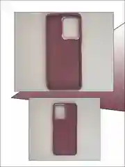 Бордовый чехол накладка для Xiaomi Note 12 4G, (нот 12 4 джи)