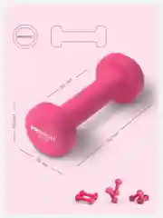 Гантели 1 кг, PROIRON, неопреновые, 2 штуки