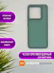 Тёмно-зелёный чехол накладка для Xiaomi Note 13 Pro 5G, Poco X6, (редми нот 13 про), (поко икс 6 )