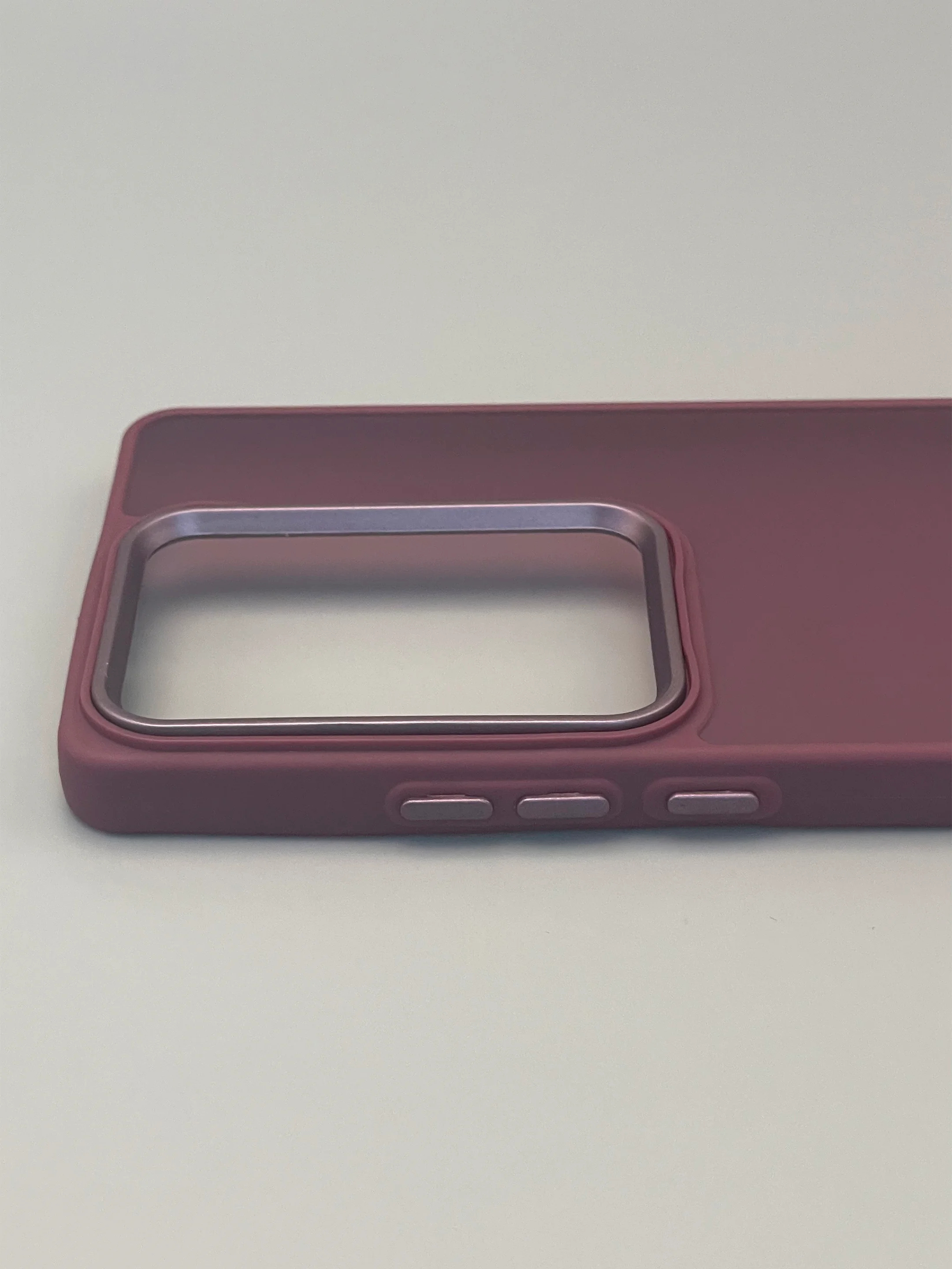 Бордовый чехол накладка для Xiaomi Note 13 Pro 4G, Poco M6 pro 4G, матовый