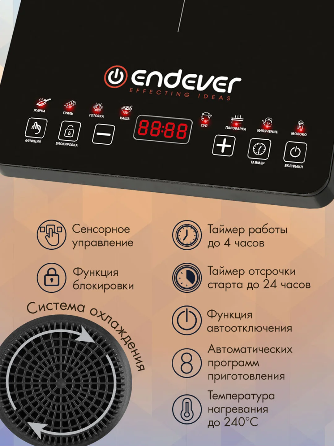 Индукционная плита ENDEVER Skyline IP-58