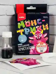 LORI Выращивание кристаллов для детей Фиолетовый монстрик монстр кораллы эксперимент Лори