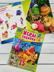 Игра бродилка книга Ходилка Турбозавры Робот Машина любимые герои из мультфильма Динозавр