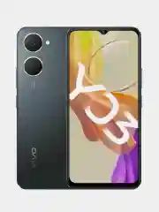 Черный смартфон VIVO Y03 4/128, 5000 мАч, 4G, IPS, 6.56", 8 ядер, 2 SIM, 13+0.08 Мп, 1612x720