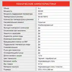 Термопот Starwind STP5403, 6 л, 800 Вт, черный