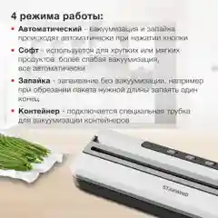 Вакуумный упаковщик Starwind STVA1000, 110 Вт, серый