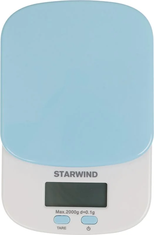 Весы кухонные электронные Starwind SSK2156, максимальный вес 2 кг