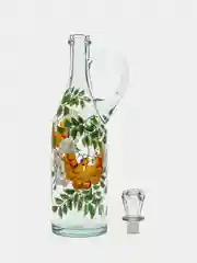 Оранжевый бутыль с крышкой