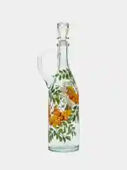 Оранжевый бутыль с крышкой