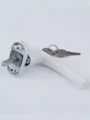 Ручка оконная с замком для запирания, 2 шт