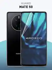 Прозрачный 1-2 шт защитная плёнка для Huawei Mate 50 гидрогелевая ROSCO прозрачная тонкая не стекло