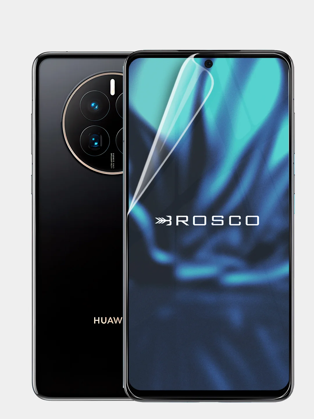 Прозрачный 1-2 шт защитная плёнка для Huawei Mate 50 гидрогелевая ROSCO прозрачная тонкая не стекло