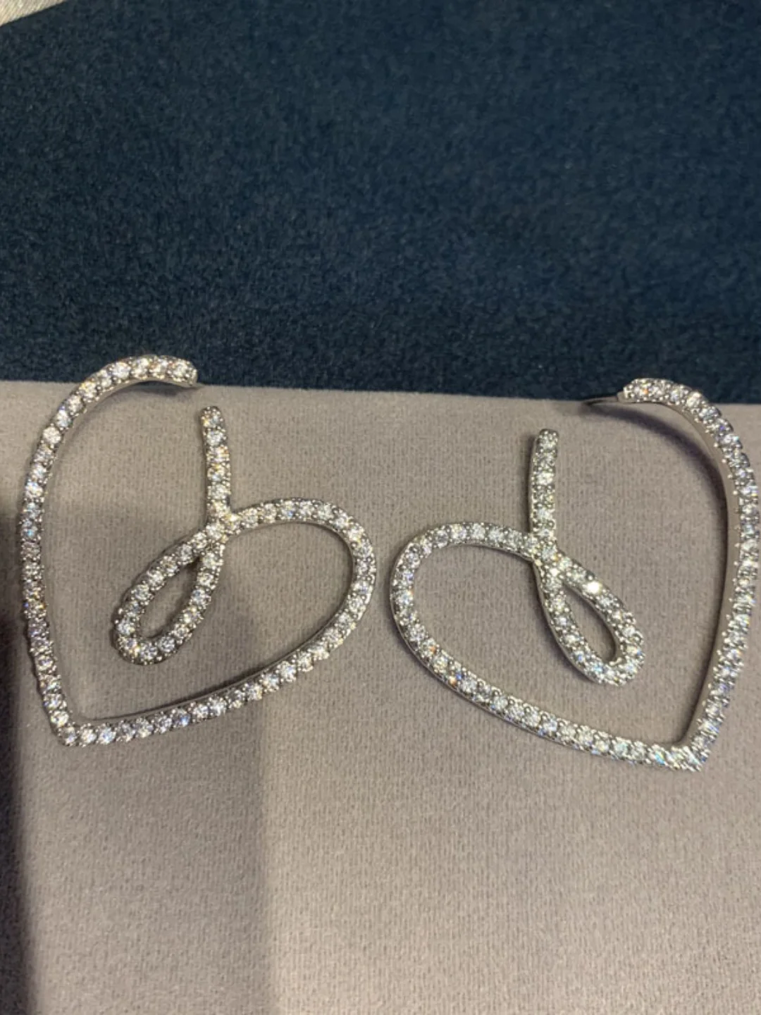 Серьги "сердце"