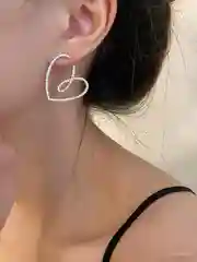 Серьги "сердце"