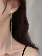 Серьги женские длинные